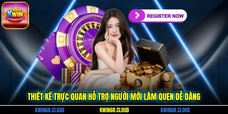 Thiết kế trực quan hỗ trợ người mới làm quen dễ dàng